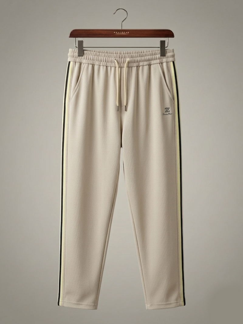 Urban Style Beige & Charcoal Tracksuit