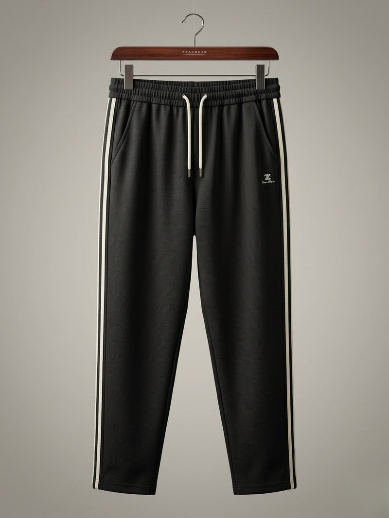 Urban Style Black &amp; Beige Tracksuit