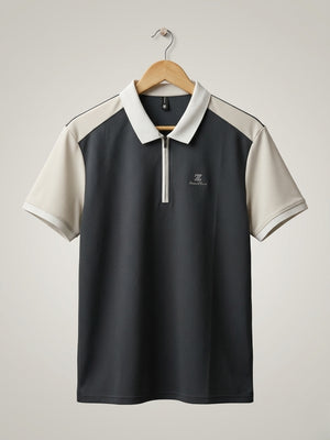 Urban Style Black &amp; Beige Tracksuit